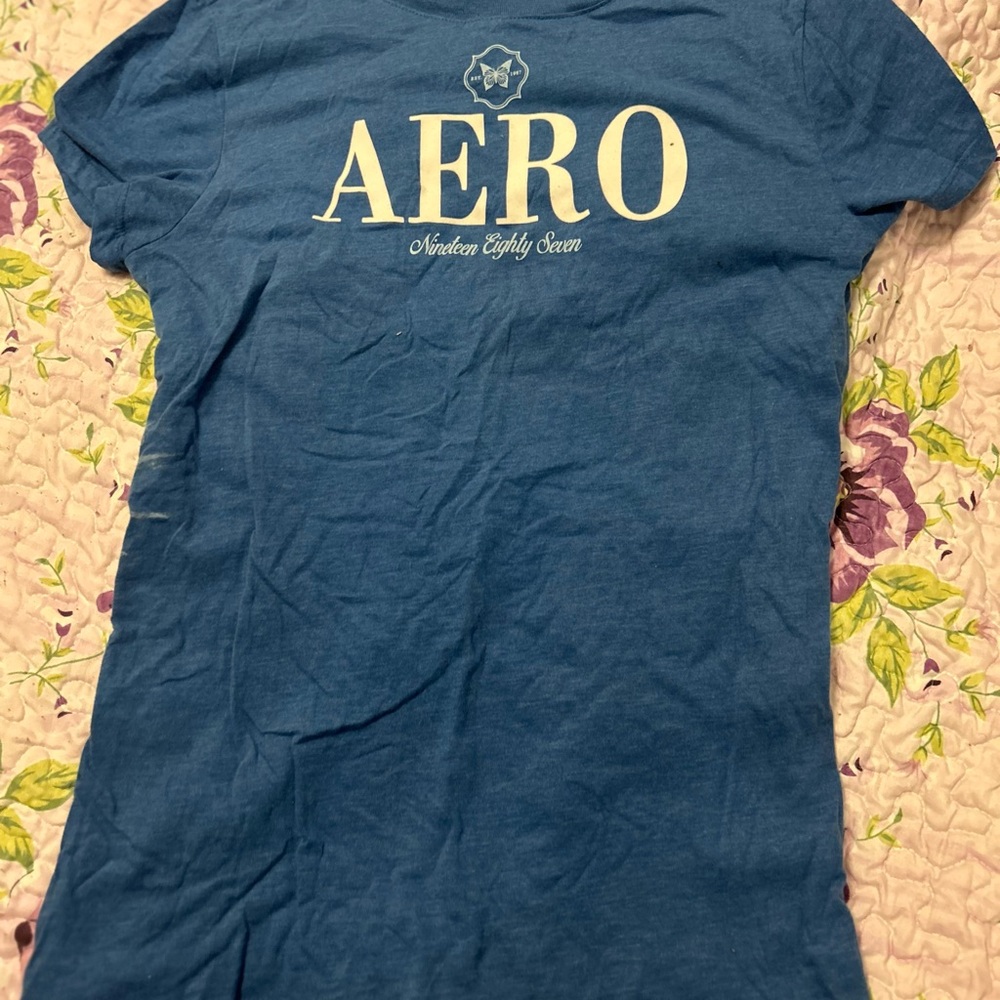 Aeropostale Blue Short Sleeve Tee